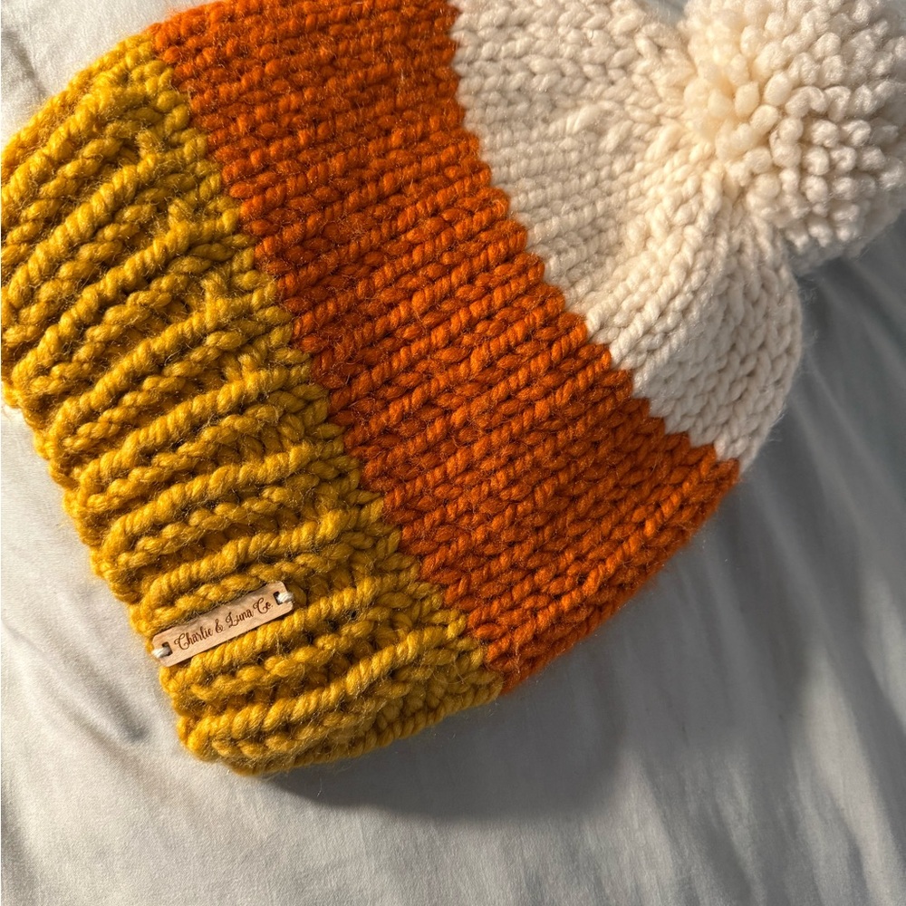 Candy corn Beanie